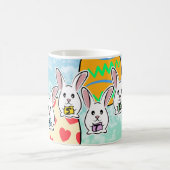 Mug Lapins de Pâques en forme d'oeuf (Centre)