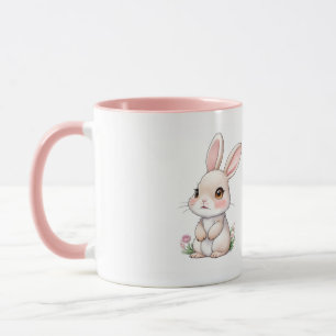 Mug Lapins de Pâques roses