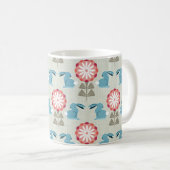 Mug Lapins et fleurs (Devant droit)