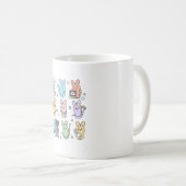 Mug Lapins Groovy Bonbons Échographie Tech Pâques Sono (Devant droit)