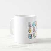 Mug Lapins Groovy Bonbons Échographie Tech Pâques Sono (Devant gauche)