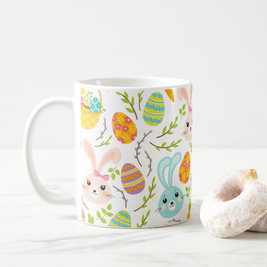Mug Lapins -N- Corbeilles (Avec donut)