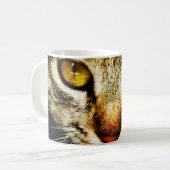 Mug L'apparence expressive d'un chat domestique (Devant gauche)