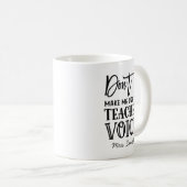 Mug L'appréciation amusante des enseignants personnali (Devant droit)