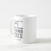 Mug L'appréciation amusante des enseignants personnali (Devant gauche)