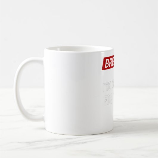 Mug L'appréciation de l'anniversaire de travail des tr (Gauche)