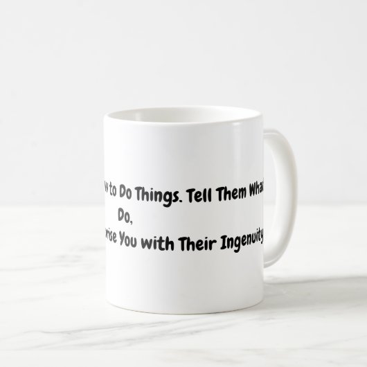 Mug L'approche du leadership (Devant droit)