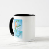 Mug L'Aquaman sort de la mer (Devant gauche)