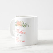 Mug L'aquarelle en pastel fleurit la mère du marié (Devant gauche)