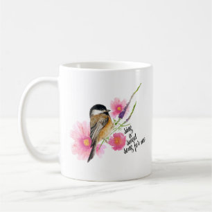 Mug L'Aquarelle noire de poulet à l'effigie