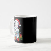 Mug Lar Bear Chapeau de Père Noël Amoureux des Animaux (Devant gauche)