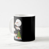 Mug Lar Bear Santa Sleigh Flying Funny Magical Christm (Devant gauche)