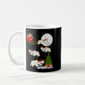 Mug Lar Bear Santa Sleigh Flying Funny Magical Christm (Gauche)