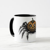 Mug L'araignée à tête de citrouille (Devant gauche)