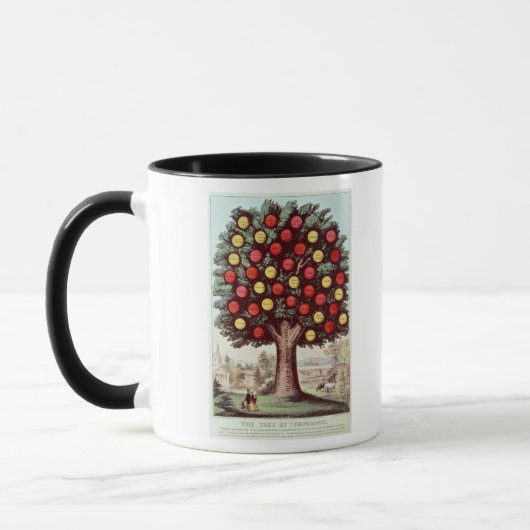 Mug L'arbre de la modération, 1872 (Gauche)