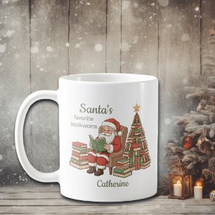 Mug L'arbre de Noël du livre préféré de Santa Bookworm