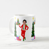 Mug l'arbre de noël justideau (Devant gauche)