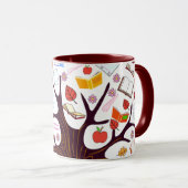 Mug L'arbre des feuilles (Devant droit)