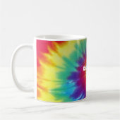 Mug L'arc-en-ciel super teignent en nouant la hippie (Gauche)