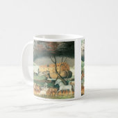 Mug L'Arche de Noé par Edward Hicks, Art folklorique v (Devant gauche)