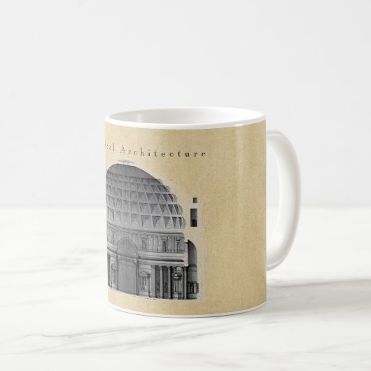 Mug L'architecture classique du Panthéon romain (Devant droit)