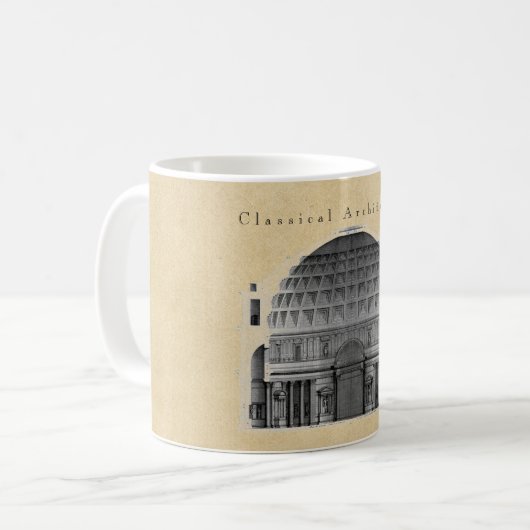 Mug L'architecture classique du Panthéon romain (Devant gauche)