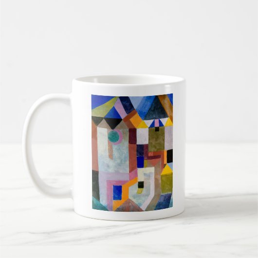 Mug "L'architecture colorée de Paul Klee (1917)" (Gauche)