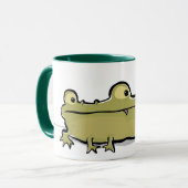 Mug large-a dit la grenouille du bout des lèvres (Devant gauche)