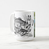 Mug Largemouth Bass (Devant gauche)