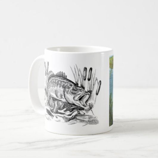 Mug Largemouth Bass (Devant gauche)