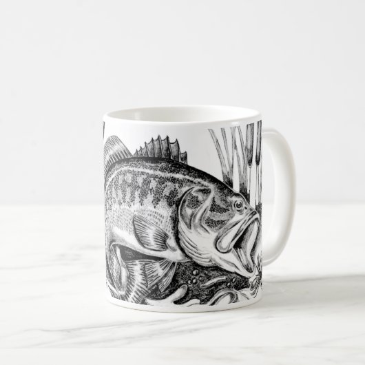 Mug Largemouth bass (Devant droit)