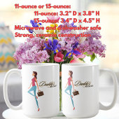 Mug L'argent de papa, mignonne & sassy adolescente fil