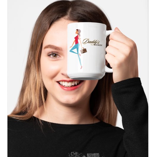 Mug L'argent de papa, mignonne & sassy adolescente fil