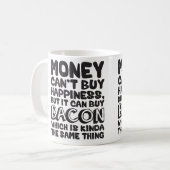 Mug L'argent ne peut pas acheter le bonheur, mais il p (Devant gauche)