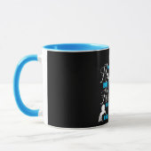 Mug L'argent peut acheter des chevaux bleus   (Gauche)