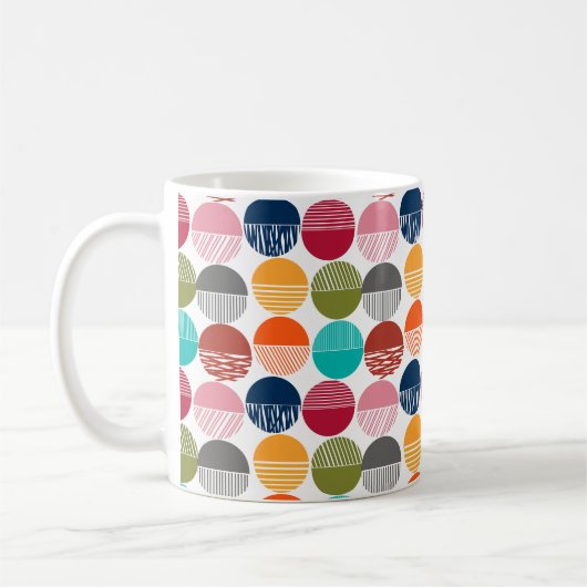 Mug Larger rayures et solides  (Gauche)