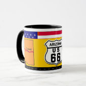 Mug L'Arizona - itinéraire 66 (Devant gauche)