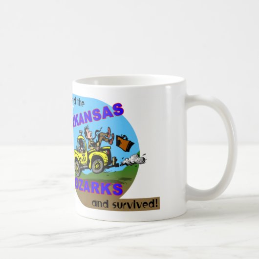 Mug L'Arkansas/visiteur/survivant d'Ozark (Droite)