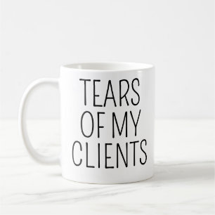 Mug Larmes amusantes de mes clients