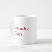 Mug Larmes conservatrices - Républicaine - Tory (Devant gauche)