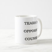 Mug Larmes De L'Avocat Opposé Cabinet De Droit (Devant droit)