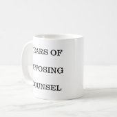 Mug Larmes De L'Avocat Opposé Cabinet De Droit (Devant gauche)