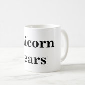 Mug Larmes de licorne (Devant droit)