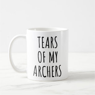 Mug Larmes de mes archers humour jeu fantastique