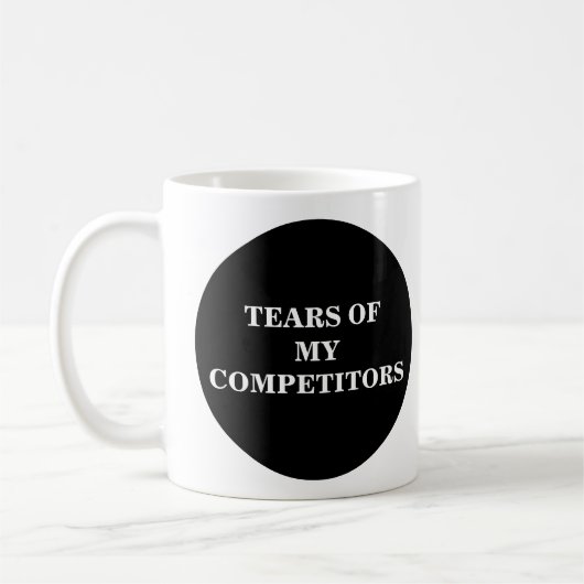 Mug Larmes de mes concurrents (Gauche)