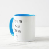 Mug Larmes De Mes Étudiants Anglais - Enseignant Drôle (Devant gauche)