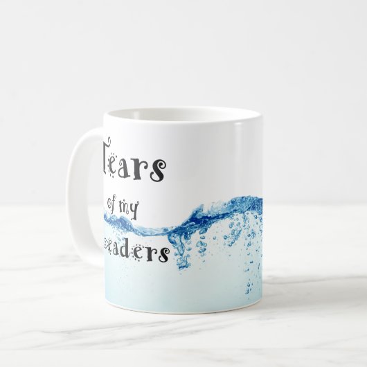 Mug Larmes de mes lecteurs (Devant gauche)
