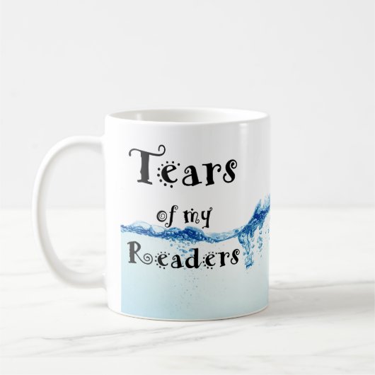 Mug Larmes de mes lecteurs (Gauche)