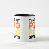 Mug Larmes De Mes Opposants Ping Pong Texte Noir Moder (Centre)