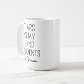 Mug Larmes de mon groupe Étudiants, Appréciation de l' (Devant gauche)